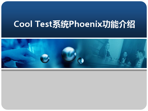 Phoenix分析软件功能介绍 PPT