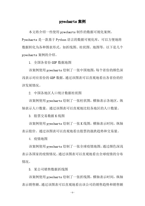 pyecharts案例