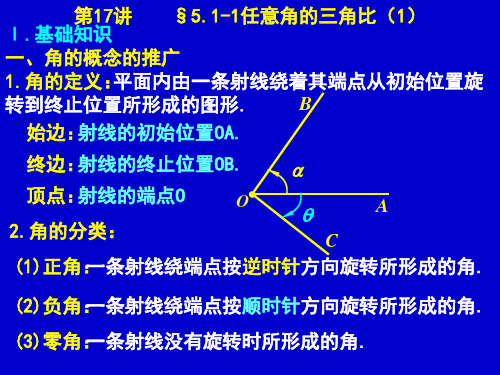 任意角的三角比