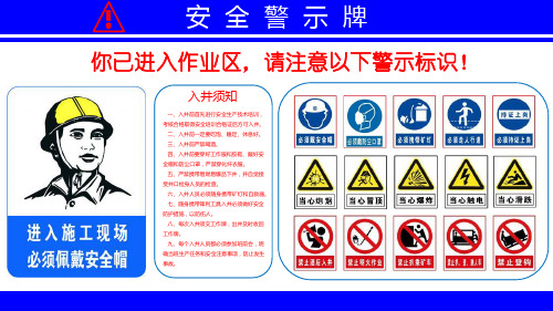 矿山安全警示牌讲解