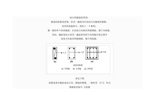 箍筋的类型讲解