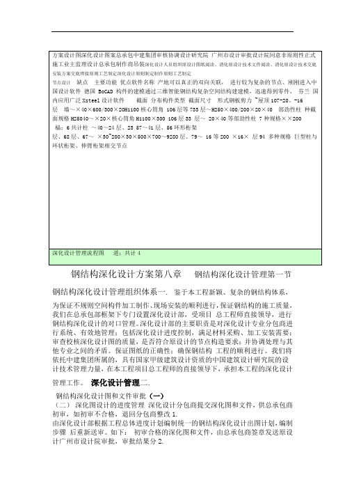 第八章钢结构深化设计方案