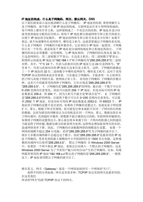 IP地址的构成