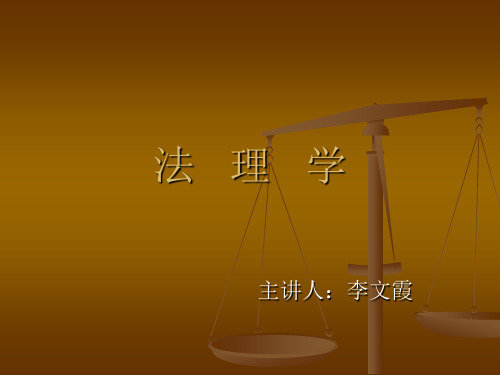 第一章  法学导论