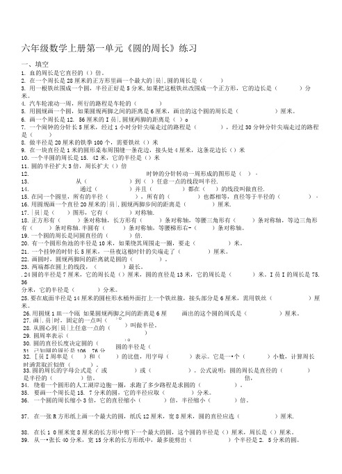 圆的周长练习已打印.doc