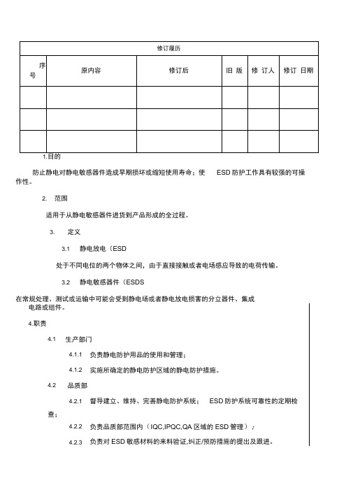 ESD防护管理办法