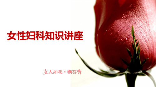 女性生殖健康知识讲座[优质PPT]