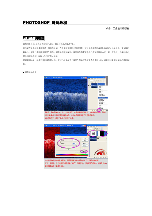 PHOTOSHOP 进阶教程 调整层