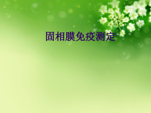 固相膜免疫测定优秀课件