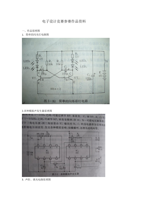 电子设计竞赛参赛作品资料(1)