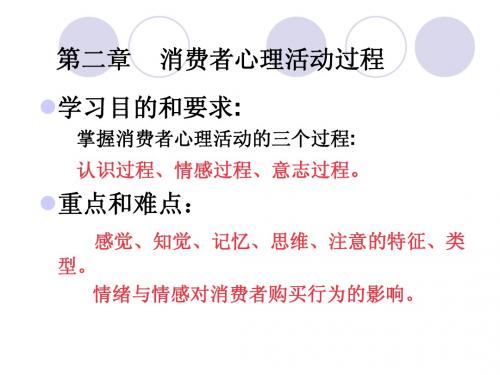 第二章    消费者心理.ppt2
