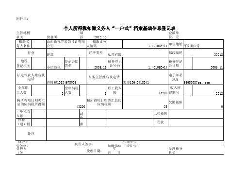2012年全员全额明细申报表