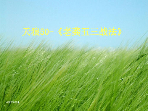 五三战法-天狼50软件指标详解,案例分析,盈利模式