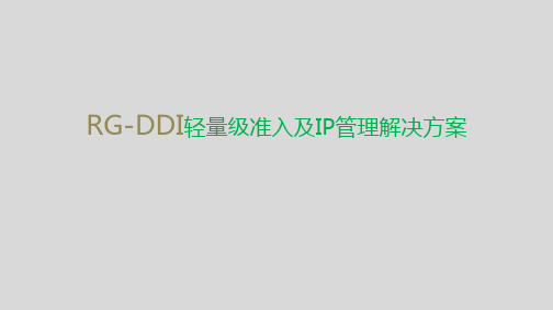 交换机网关-网关产品线网关产品线 DDI 