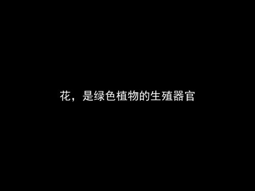 植物的开花与结果PPT教学课件