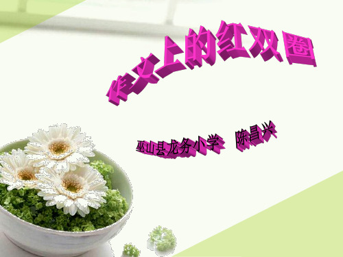 作文上的红双圈课件