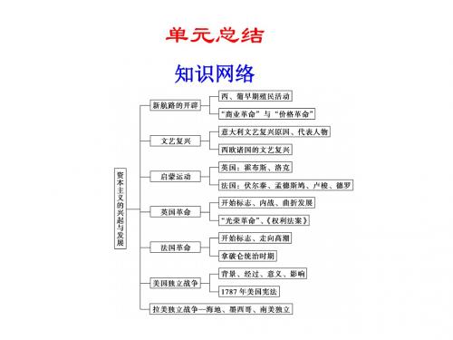 人教版   资本主义工场手工业时期的世界优秀课件
