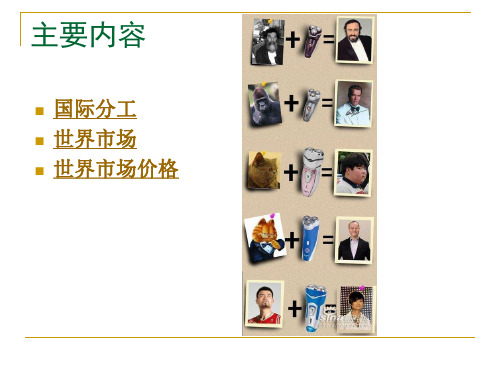国际分工与世界市场