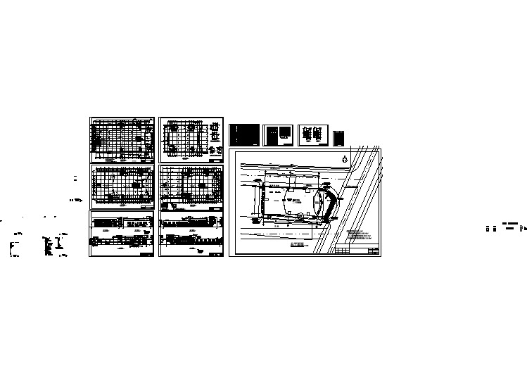 龙归某三层商贸城建筑设计CAD施工图