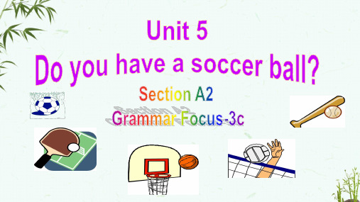 人教版七年级上册英语 Unit 5Section A (grammar focus - 3c) 课件