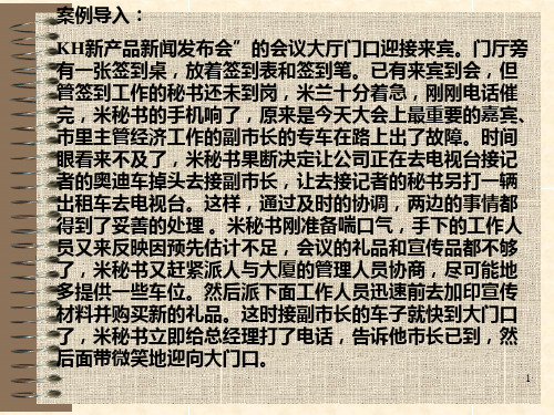 新编文档秘书实务第4章会议管理工作精品文档PPT课件