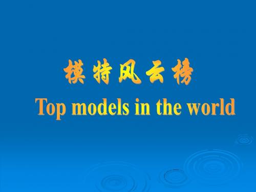 模特排行榜 20110100288