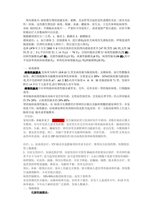 颅内感染