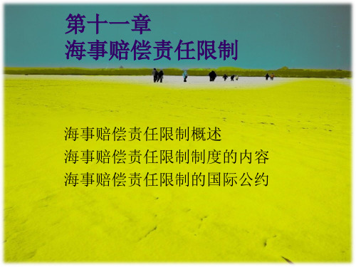 海商法  海事赔偿责任限制