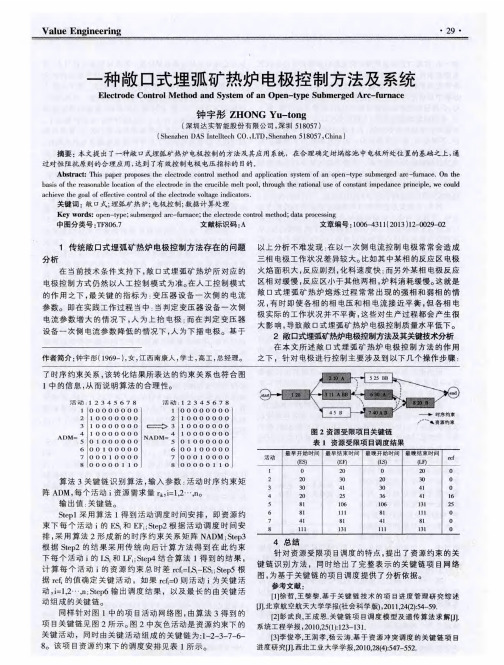 一种敞口式埋弧矿热炉电极控制方法及系统