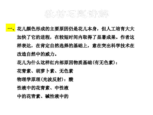 八年级语文下册 第三单元 13 花儿为什么这样红教材习题课件 苏教版.ppt
