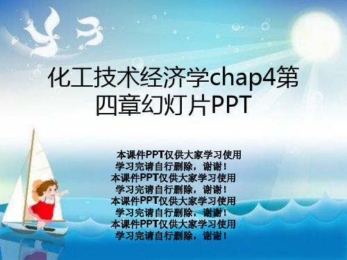 化工技术经济学chap4第四章幻灯片PPT