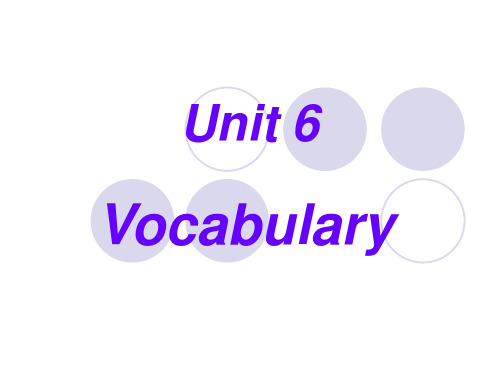 8B unit 6 Vocabulary.ppt
