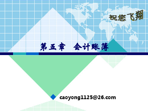第五章 会计账簿