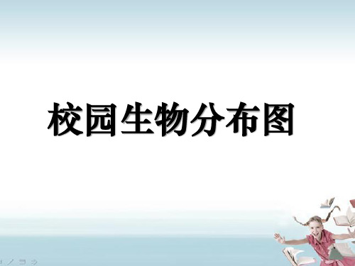 教科版小学六年级科学上册第四单元2、校园生物分布图