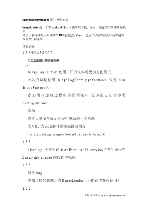 Android Imageloader图片异步加载