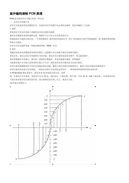 脉冲编码调制PCM原理