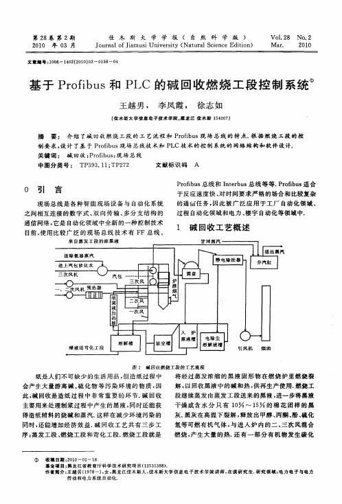 基于Profibus和PLC的碱回收燃烧工段控制系统
