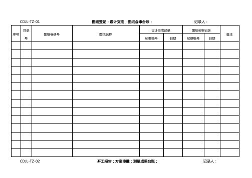 002辅助文件：专业监理工程师台账记录表格