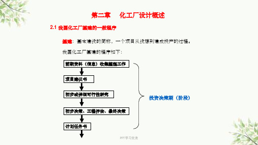 化工厂设计概述课件