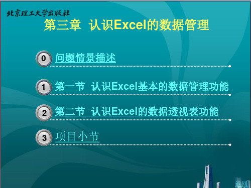 第3章Excel数据管理