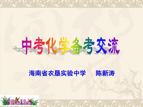 海南省农垦实验中学陈新涛