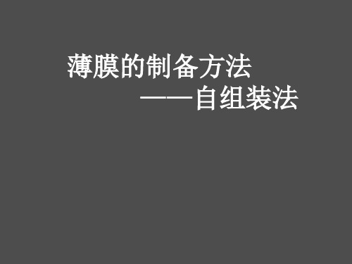 自组装