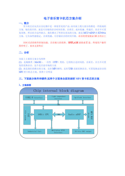 电子音乐贺卡机芯方案介绍