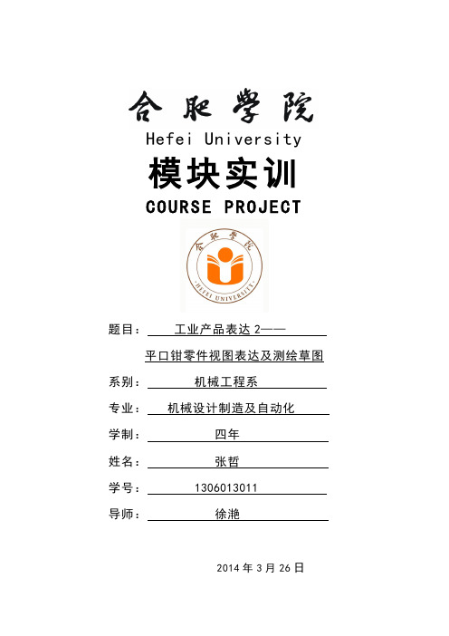 平口钳实验报告模板