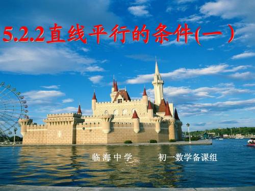数学522直线平行的条件1.ppt
