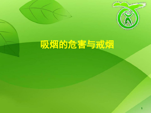 吸烟的危害与戒烟PPT课件