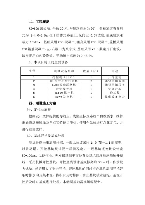 盖板涵