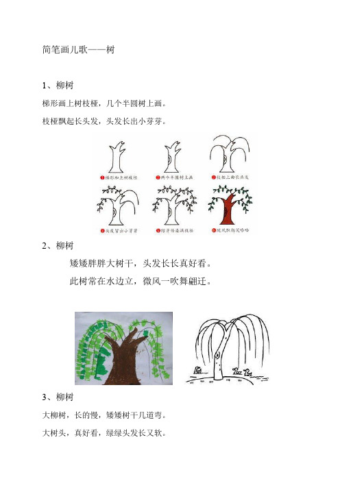 简笔画儿歌——树