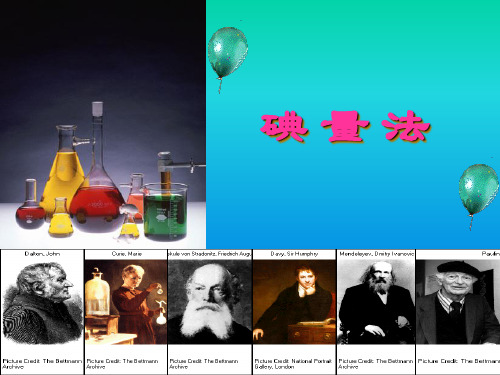 分析化学8碘量法