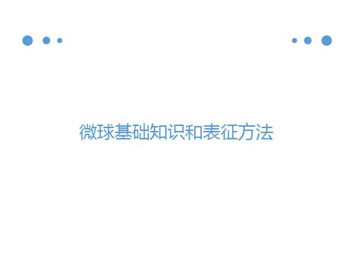 微球基础知识和表征方法
